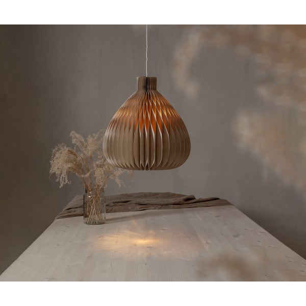 Jasnobrązowy abażur ø 38 cm Honeycomb – Star Trading-image-4