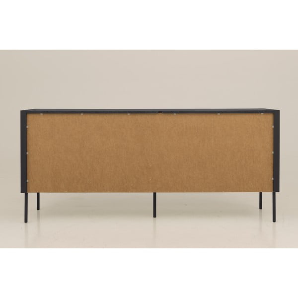 Czarna komoda Tenzo Switch, 173x76 cm-image-1