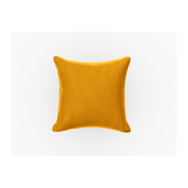 Żółta aksamitna poduszka do sofy modułowej Rome Velvet – Cosmopolitan Design