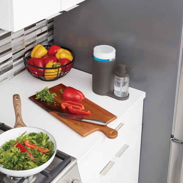 Szary zestaw do mycia rąk iDesign Clean-image-1