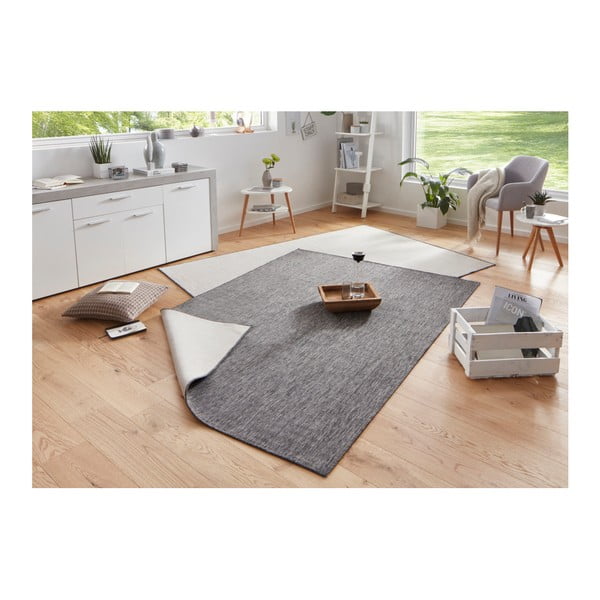 Szary dywan dwustronny NORTHRUGS Miami, 160x230 cm-image-2