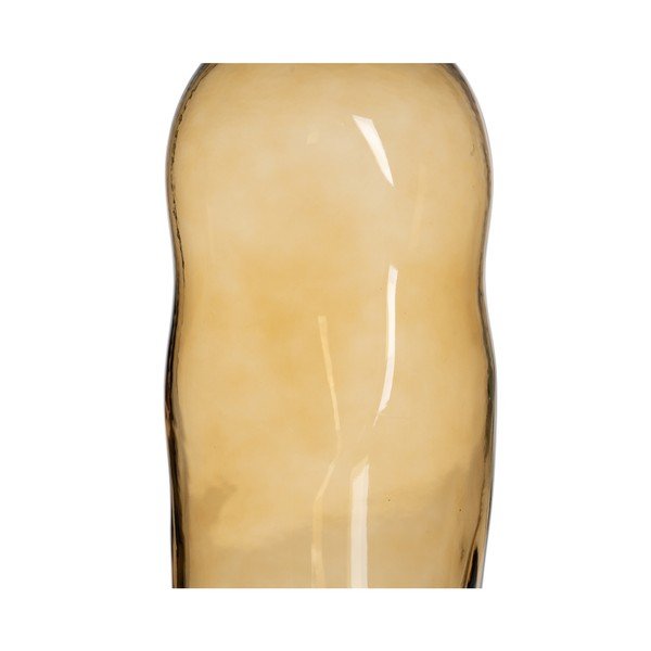 Szklany wazon w kolorze ochry (wysokość 35 cm) Amber – Ixia-image-4