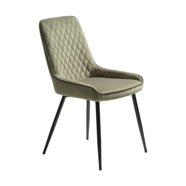 Zielone aksamitne krzesło Milton – Unique Furniture