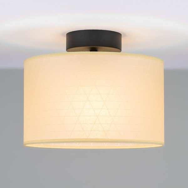 Beżowa lampa sufitowa ze wzorem trójkątów Sotto Luce Taiko-image-1