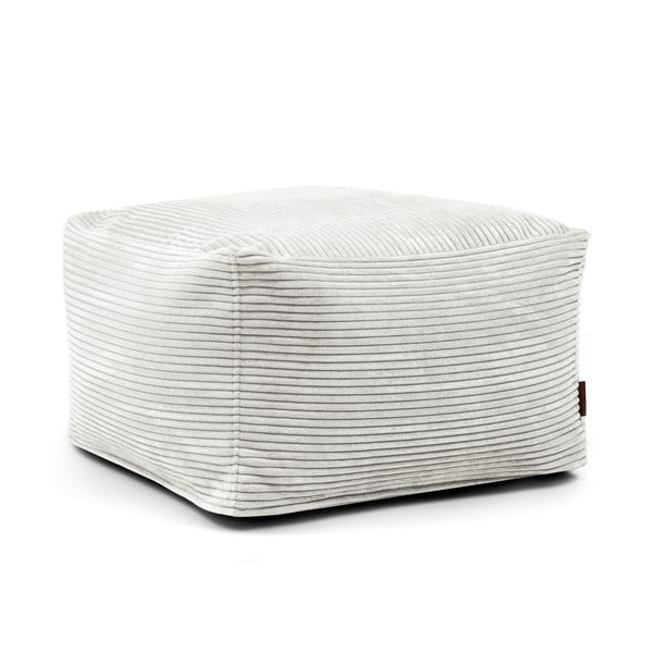 Kremowy sztruksowy worek do siedzenia Softbox MooG – SLOWDOWN