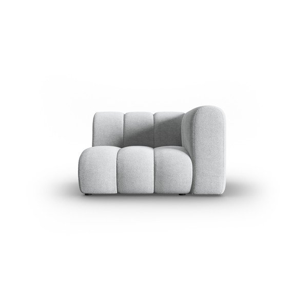 Jasnoszary moduł sofy (prawostronny) Lupine – Micadoni Home