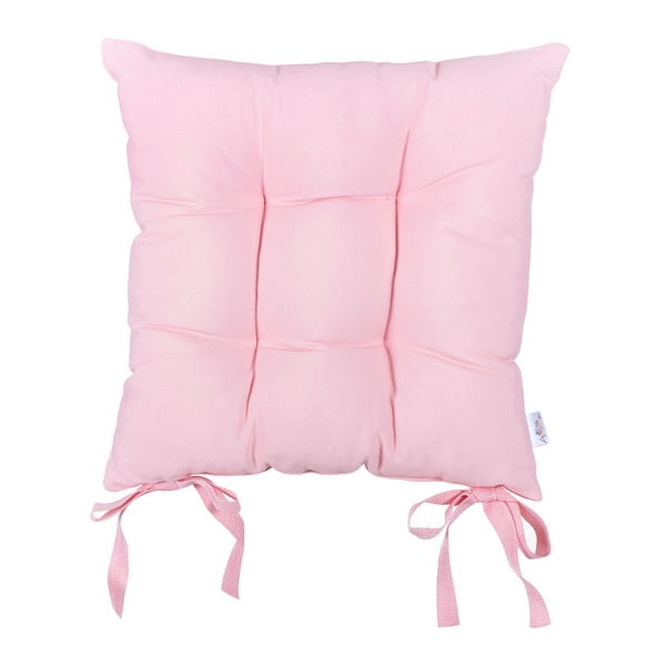 Jasnoróżowa poduszka na krzesło Apolena Simply Sweet, 41x41 cm