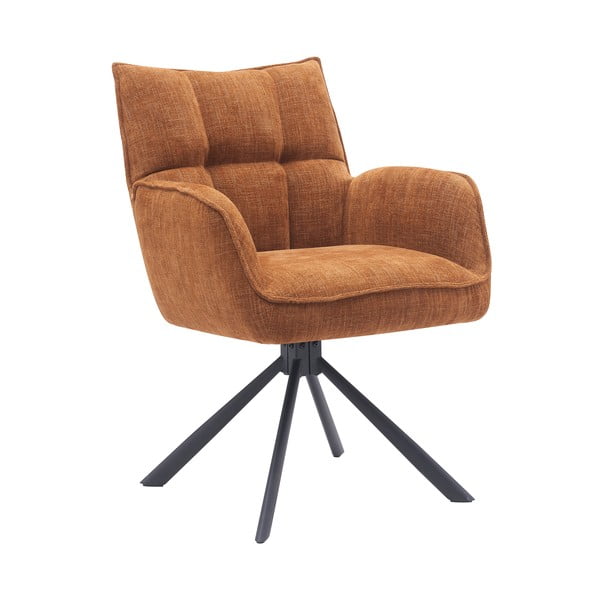 Pomarańczowe tapicerowane fotele jadalniane zestaw 2 szt. Marilla – Unique Furniture-image-3