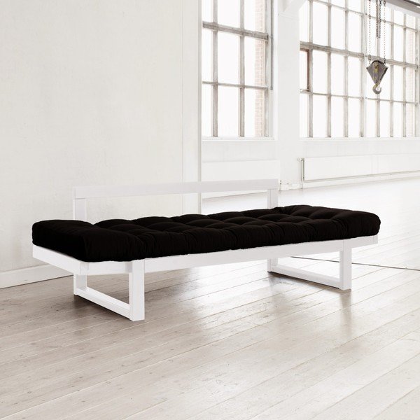 Sofa rozkładana Karup Edge White/Black-image-2