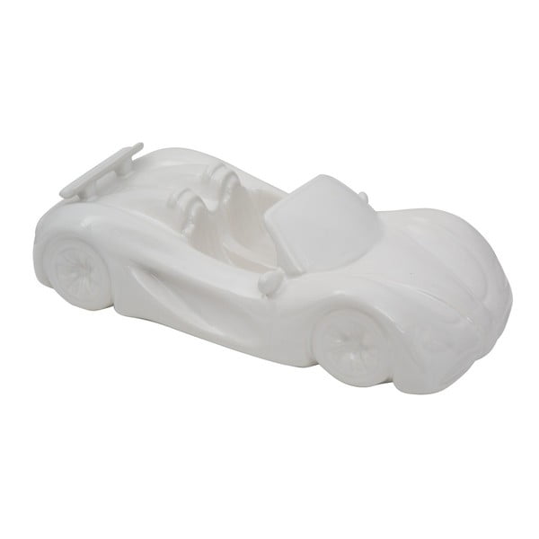 Biała dekoracyjna figurka auta z ceramiki Mauro Ferretti Macchina Spider