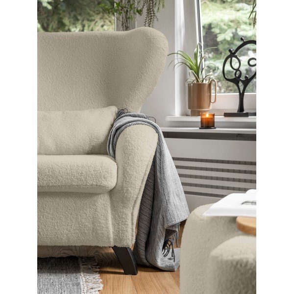 Beżowy fotel uszak Miuform Miuf-image-3