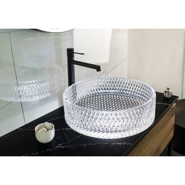 Szklana okrągła umywalka ø 39,5 cm Maragua – Sapho-image-2