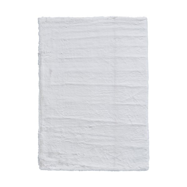 Biały dywan Think Rugs Teddy, 80x150 cm
