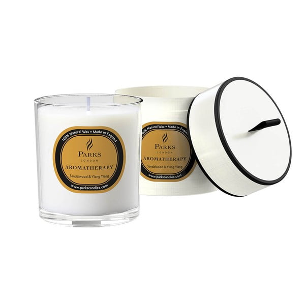 Świeczka o zapachu drzewa sandałowego Parks Candles London, 45 h