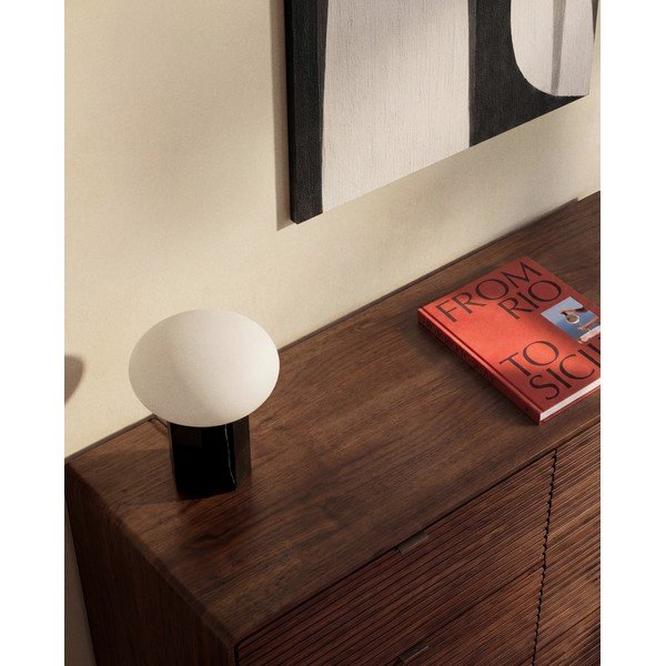 Komoda w dekorze orzecha w ciemnym naturalnym kolorze 120x75x50 cm Norlen – Kave Home-image-1