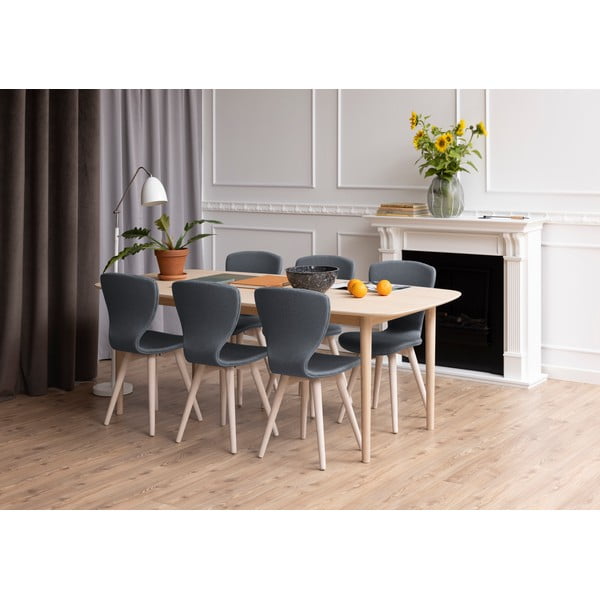 Stół rozkładany z blatem w dekorze dębu 210x100 cm Aston – Actona-image-1