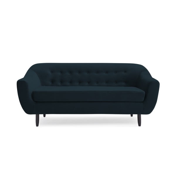 Ciemnoniebieska sofa 3-osobowa Vivonita Laurel