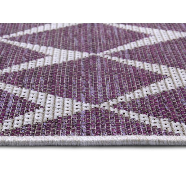 Fioletowo-beżowy chodnik zewnętrzny NORTHRUGS Escala, 70x300 cm-image-3