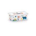 Biały plastikowy pojemnik dziecięcy 34x19x12 cm C Box Style – KIS