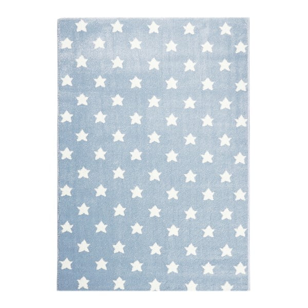 Niebieski dywan dziecięcy Happy Rugs Stardust, 80x150 cm
