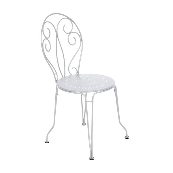 Białe krzesło metalowe Fermob Montmartre