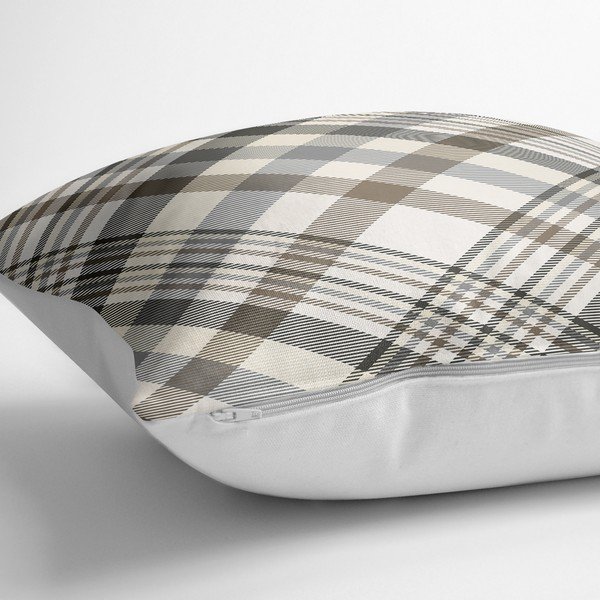 Poszewka na poduszkę z domieszką bawełny Minimalist Cushion Covers Checkered, 70x70 cm-image-1