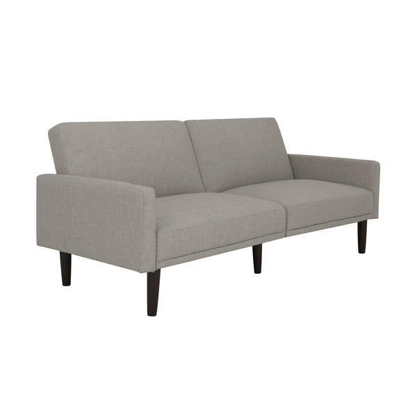 Jasnoszara sofa rozkładana 198 cm – Støraa-image-2