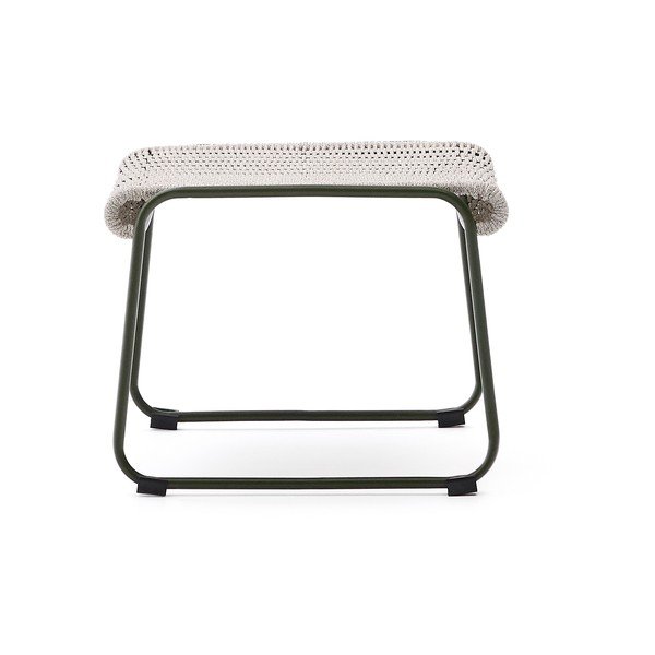 Szarozielony podnóżek ogrodowy Maurina – Kave Home-image-3