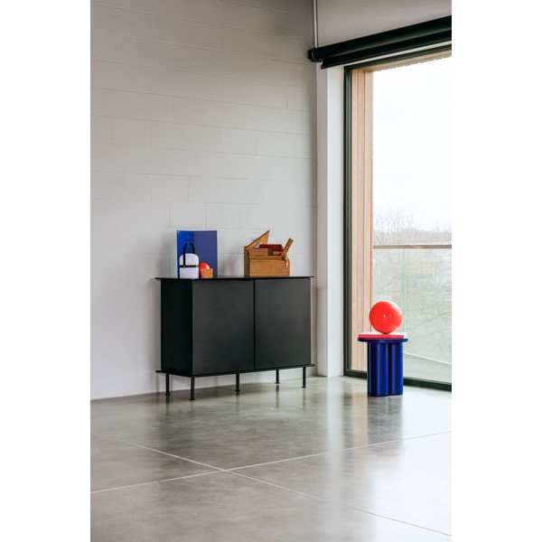 Czarna komoda z otworem na kable 120x88x50 cm Suumo – noo.ma-image-1