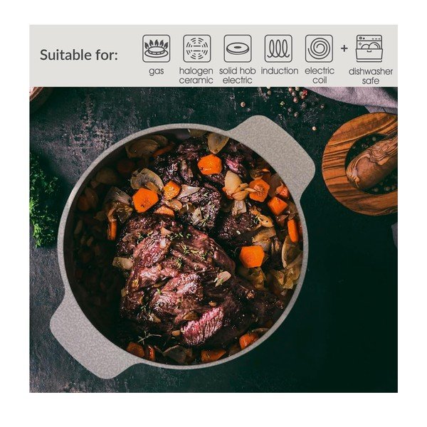 Garnek do pieczenia z pokrywką 3,2 l Signature Range – Cooksmart ®-image-4