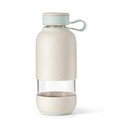 Kremowa podróżna szklana butelka 500 ml To Go Organic – Lékué