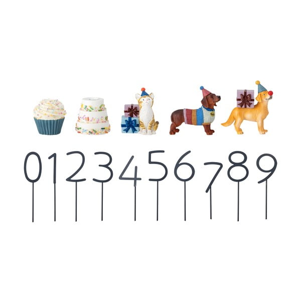 Dekoracja urodzinowa 15 szt. Salve – Bloomingville Mini-image-2