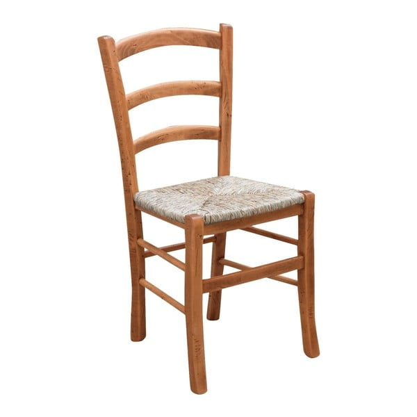 Brązowe krzesło z drewna bukowego Alis
