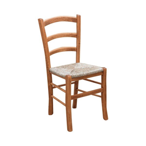 Brązowe krzesło z drewna bukowego Alis