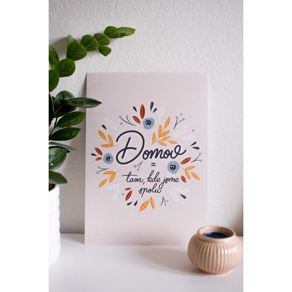 Kartka z nadrukiem Domov Printintin, format A4-image-1