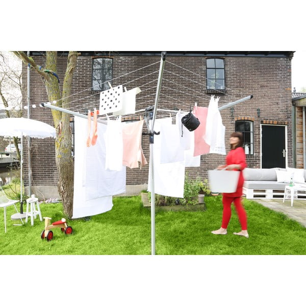 Ogrodowa suszarka na pranie w kolorze srebra 60 m Lift-o-Matic Advance – Brabantia-image-4