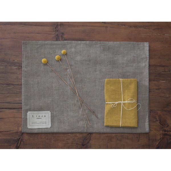 Zestaw 4 serwetek tekstylnych z domieszką lnu Really Nice Things Beige, 43x43 cm-image-2