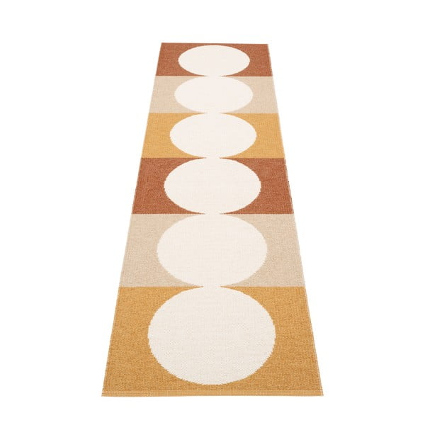 Chodnik odpowiedni na zewnątrz w kolorze ochry/kremowy 70x280 cm Otto Harvest – Pappelina-image-2