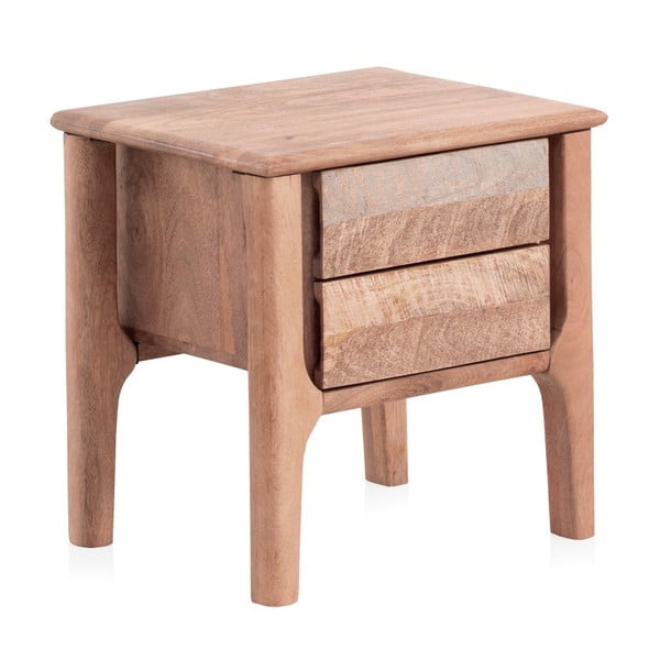 Szafka nocna z litego drewna mango Bella – Geese-image-2