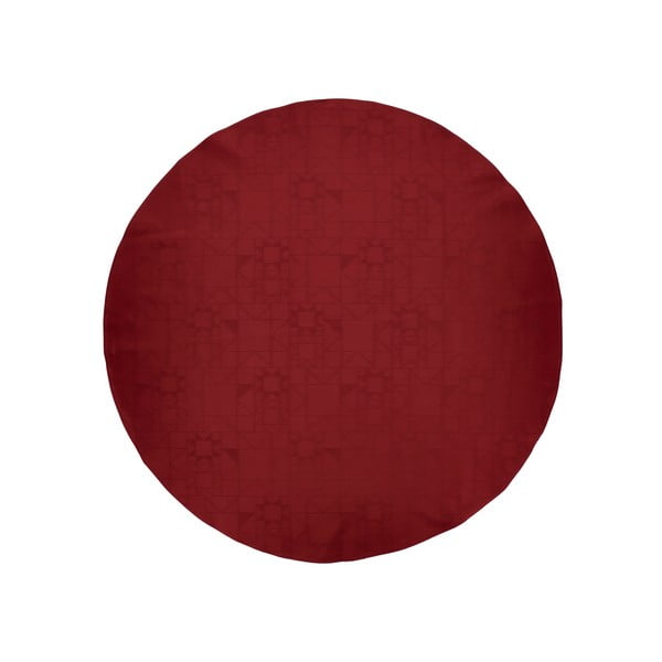 Czerwony okrągły dywan pod choinkę ø 120 cm Star Damask - Södahl