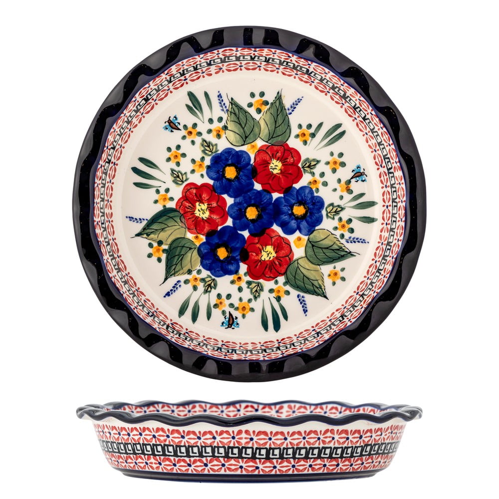 Kamionkowy talerz do serwowania ø 26,5 cm Florist – Bloomingville (zdjęcie 6)