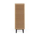 Komoda z drewna brzozowego Woodman Mora Narrow Diamond Print