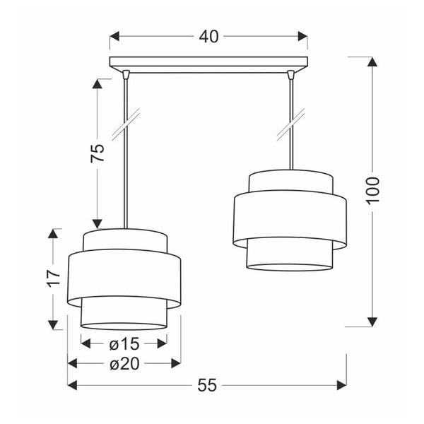Biało-naturalna lampa wisząca z rattanowym kloszem ø 20 cm Rattan – Candellux Lighting-image-2