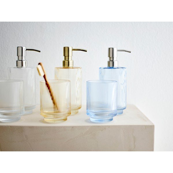 Niebieski szklany kubek na szczoteczki do zębów Clarity – Södahl-image-1