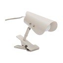 Jasnoszara metalowa lampa stołowa z klipsem (wysokość 16 cm) Jula – Kave Home