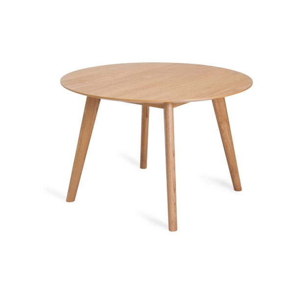 Okrągły stół w dekorze dębu ø 115 cm Rho – Unique Furniture