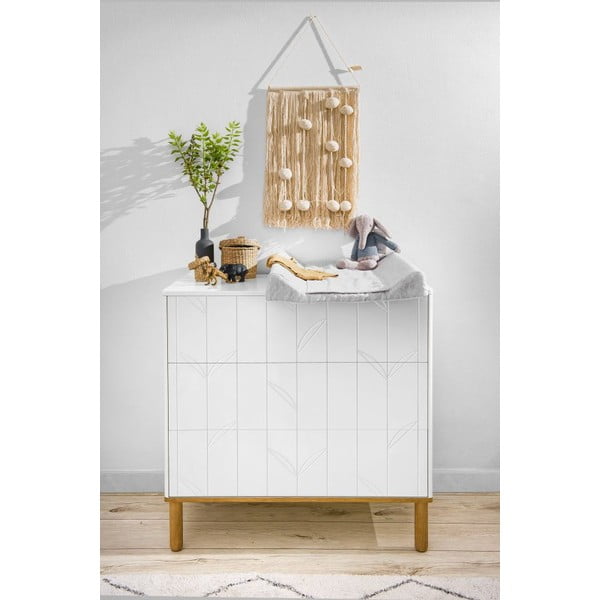 Biała komoda dziecięca BELLAMY Toteme Botanic-image-1