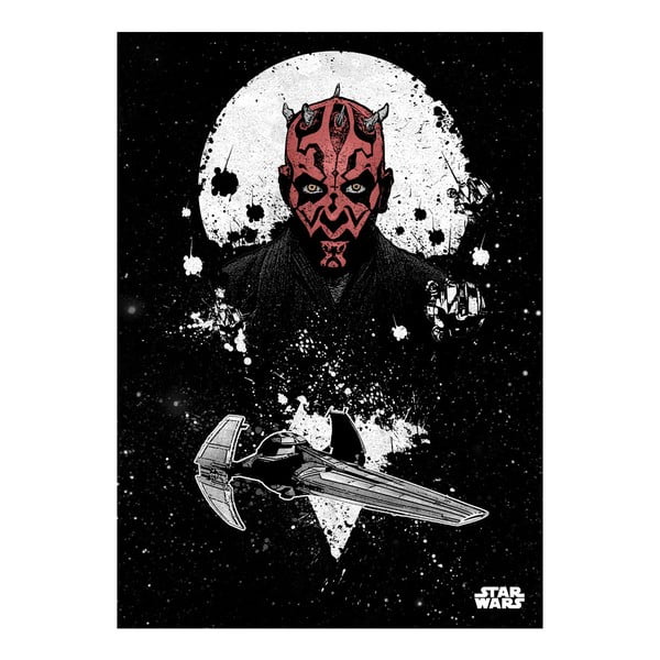 Plakat z blachy Star Wars - Darth Maul