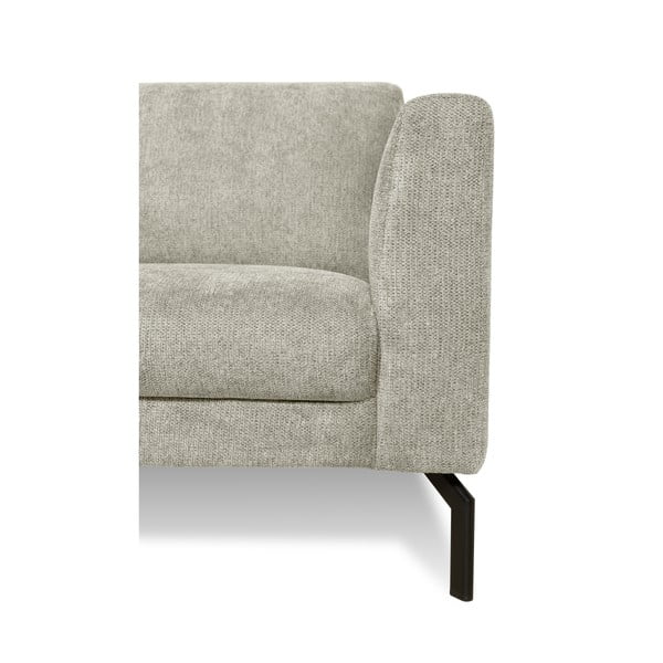 Beżowa sofa  z tkaniny szenilowej 165 cm Gomero – Scandic-image-4