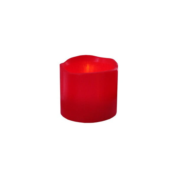 Czerwona woskowa świeczka  LED Best Season Red, 7 cm